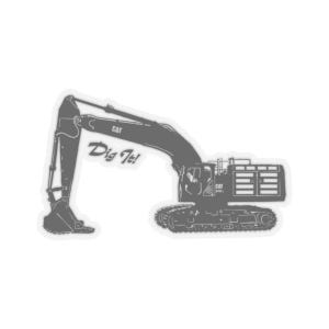 Adhesivo de vinilo para excavadora CAT 374, calcomanía para equipo de construcción imagen 2