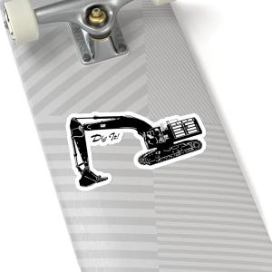 Adhesivo de vinilo para excavadora CAT 374, calcomanía para equipo de construcción imagen 5