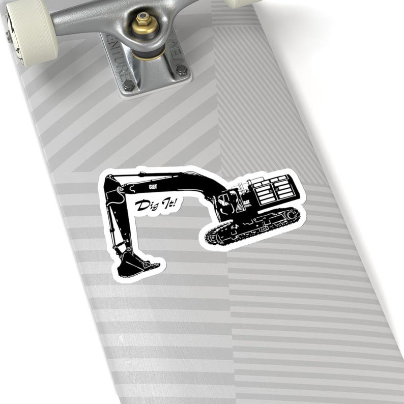 Adhesivo de vinilo para excavadora CAT 374, calcomanía para equipo de construcción imagen 5
