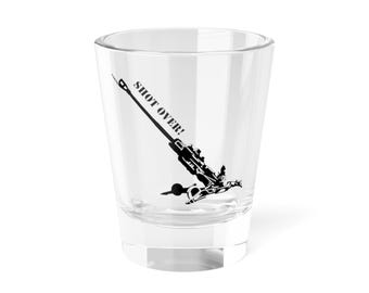Artillery M777 Shot Glass, Military Design (1.5oz)