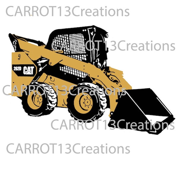 Chargeuse compacte Équipement de construction Fichiers SVG, PNG & JPG