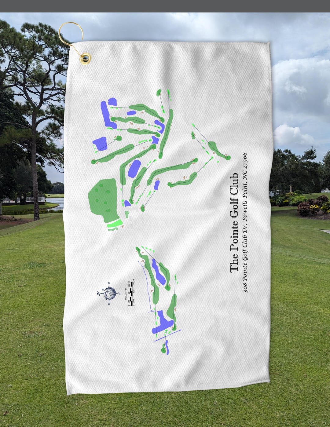 The Pointe Golf Club Course Map Design - Customize for Tournaments ...