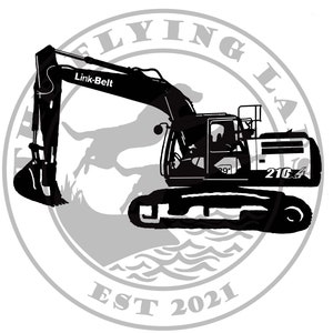 Graafmachine bouwmachines SVG-, PNG- en JPG-bestanden voor vinyl sticker solide bestand voor veiligheidshelm sticker cricut, silhouet