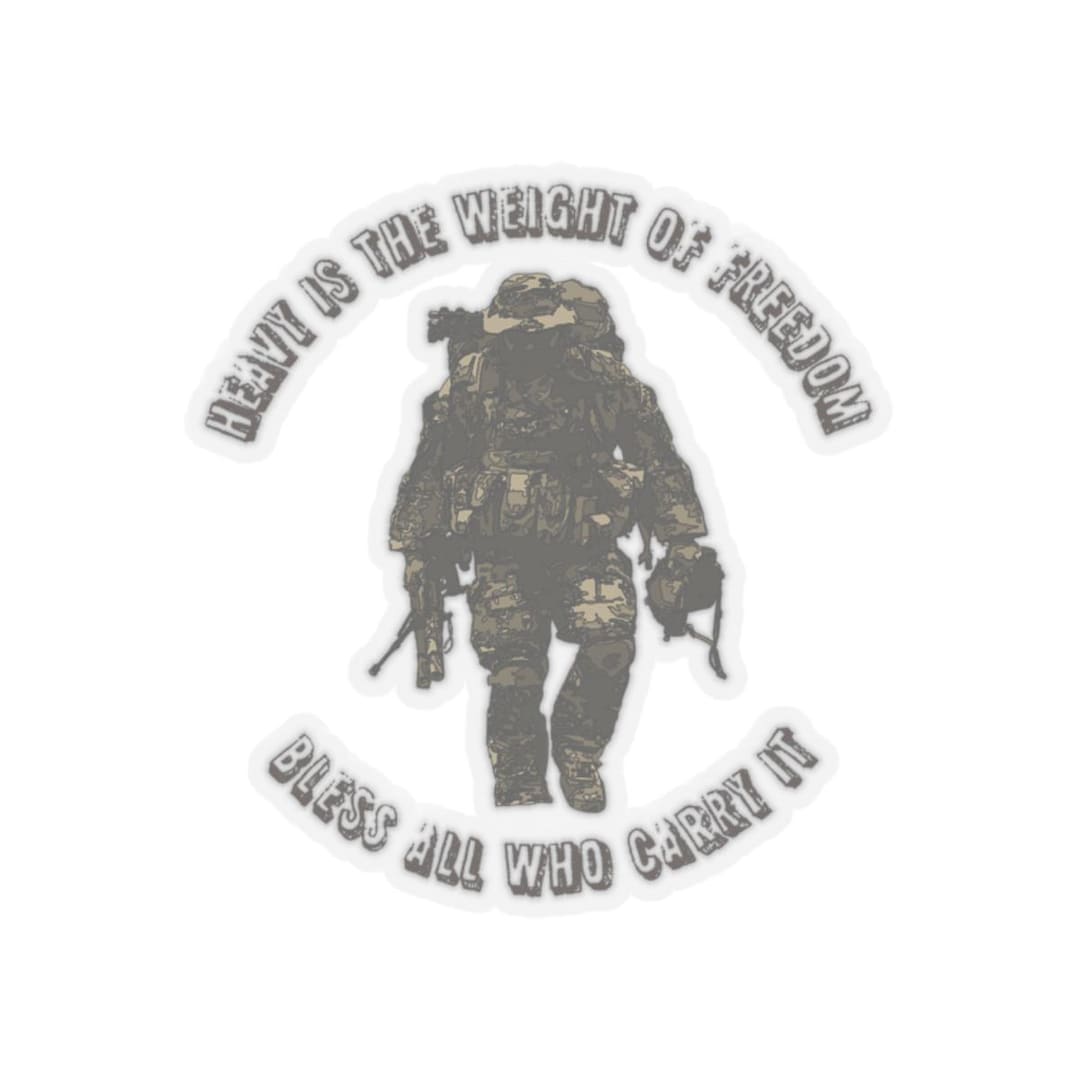 Military Tribute Sticker, Soldier Marine Decal, Patriotic Gift - Etsy