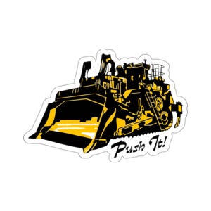 CAT D11 Planierraupe Aufkleber, Planer Aufkleber, Aufkleber für schwere Baumaschinen, Aufkleber für Planer und Maschinen, Vinyl