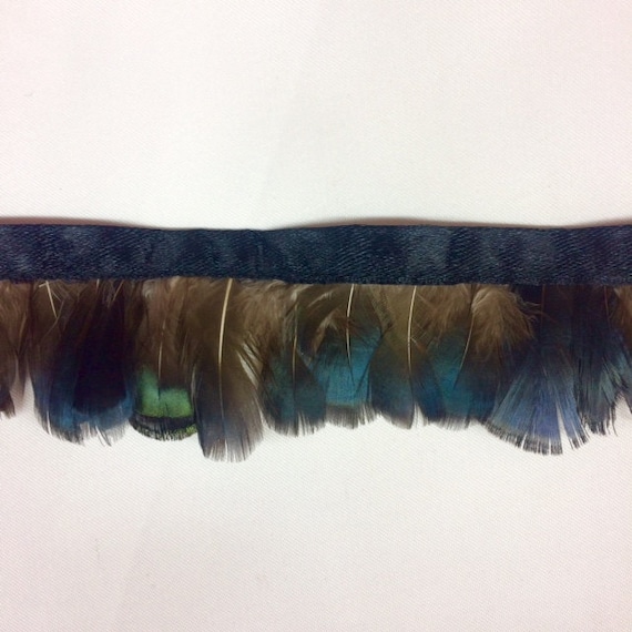 Natural Feather Trim by the Yard Etsy