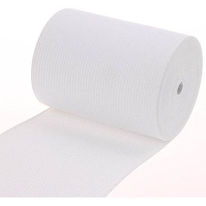 3&quot;Inch Wide Black White Off White Knit Heavy Stretch Elastic 3 Yards