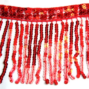 12&quot;Long SEQUINS FRINGES Many different colors for your choice,