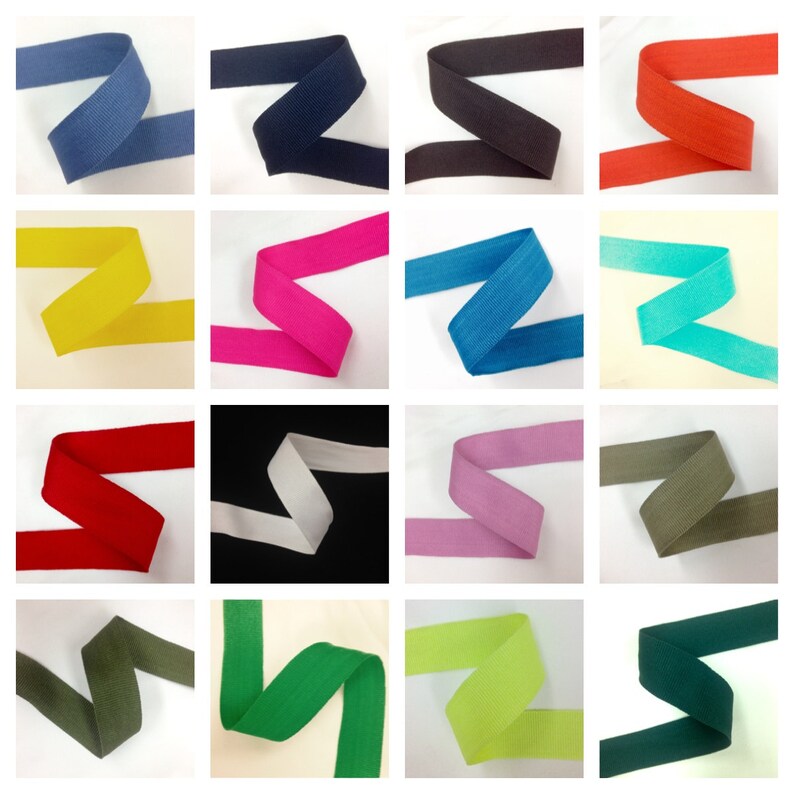 1'' Wide Classic Rayon Grosgrain Ribbon Binding Tape Etsy