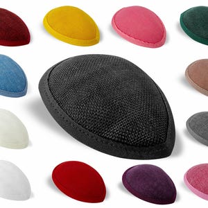 Small Buckram Teardrop Fascinator Base