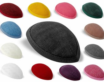 Small Buckram Teardrop Fascinator Base