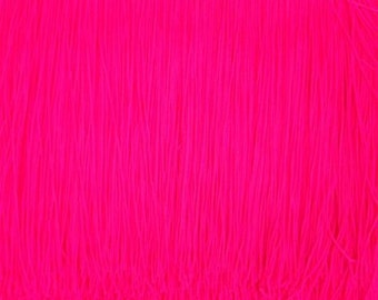 50 cm LANGE FRINGE Hot Pink Chainette Fringe