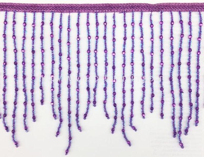 BEADED FRINGE 6 Long Sold by Yard Etsy