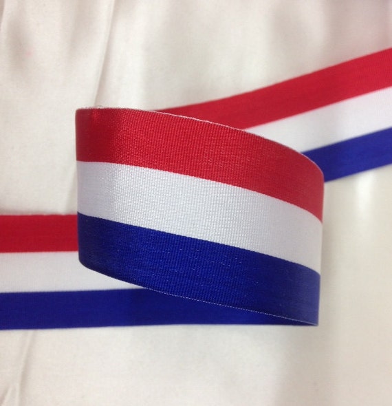 5 Yards Solid Red Grosgrain Ribbon - 2 1/4 Inch Width For Crafting