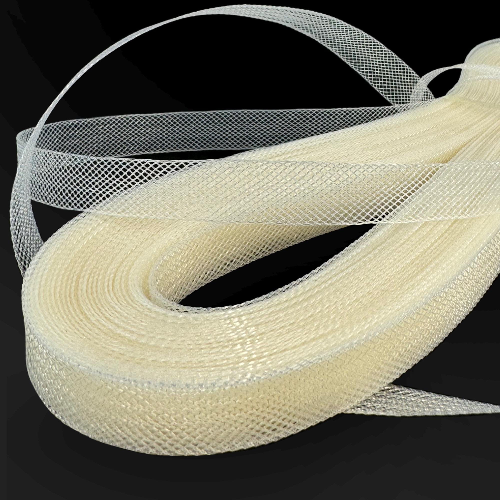 Ivory Braid Ivory Horsehair Crinoline Braid – Soft & Stiff Options, Various Sizes ...