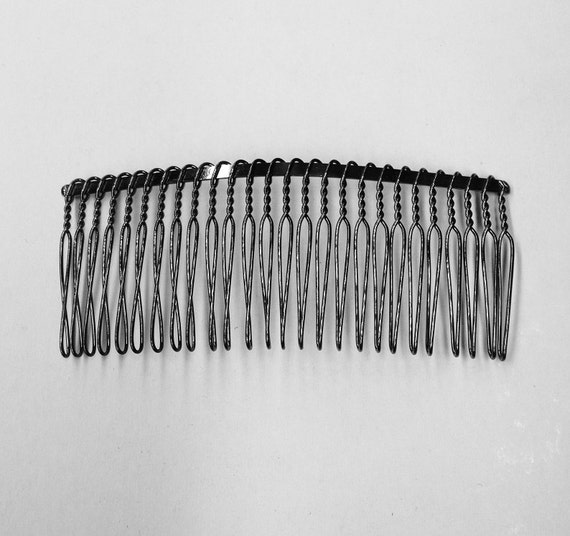 Silver Metal Wire Hair Comb for Bridal Veil Craft 3 3/4inch Etsy
