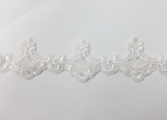 sequin lace trim