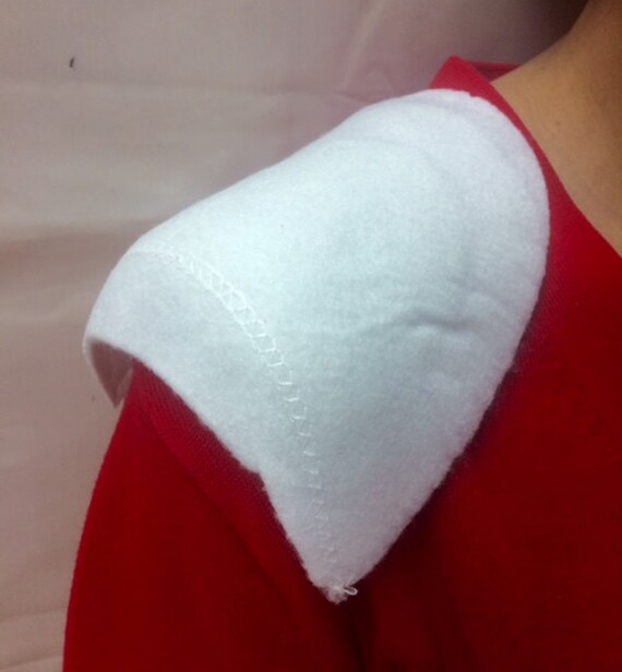 White Cotton Shoulder Pads / Insert Suits or Jacket Sew in Etsy