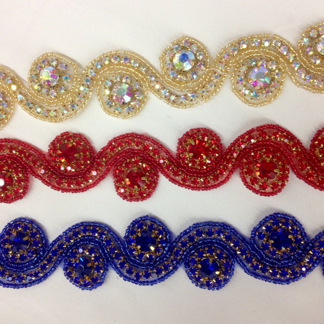 Rhinestones With Crystal AB Silver White Pearl Crystal | Etsy