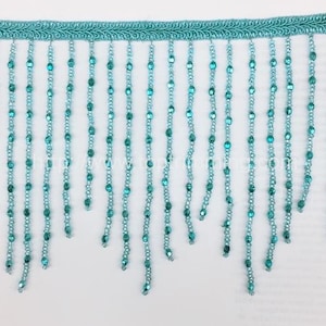 BEADED FRINGE 6" long Sold by Yard