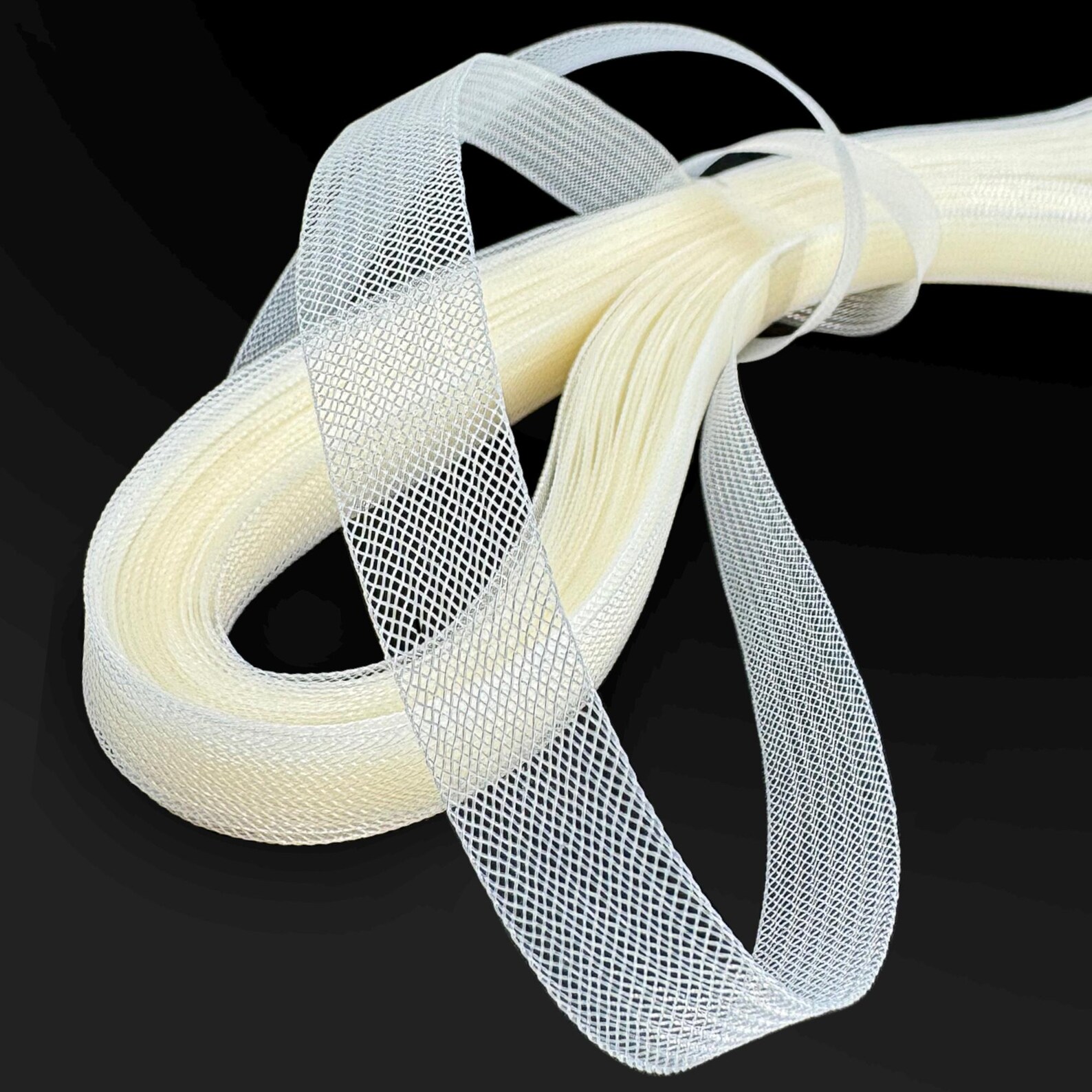 Ivory Braid Ivory Horsehair Crinoline Braid – Soft & Stiff Options, Various Sizes ...