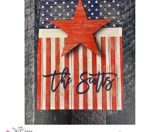 Flag - US Flag Personalized/Garden - Decorative item for your walkway/yard..Free Shipping!