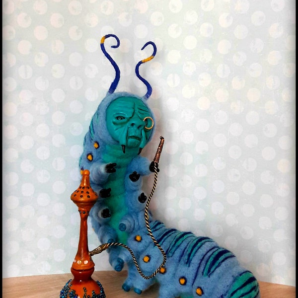 Caterpillar - Absolem-Alice in Wonderland-OOAK - Tim Burton - Lewis Carrol