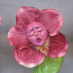 Talking flowers Alice in Wonderland art collection sculpture figurine