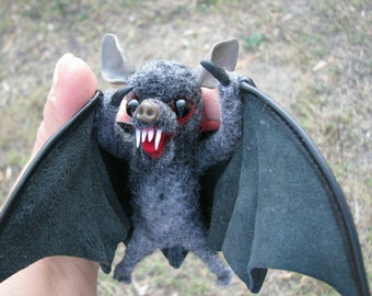 Spécimen De Chauve-Souris Taxidermie En Résine - Affichage Éducatif Réaliste Pour Collection Et Décoration