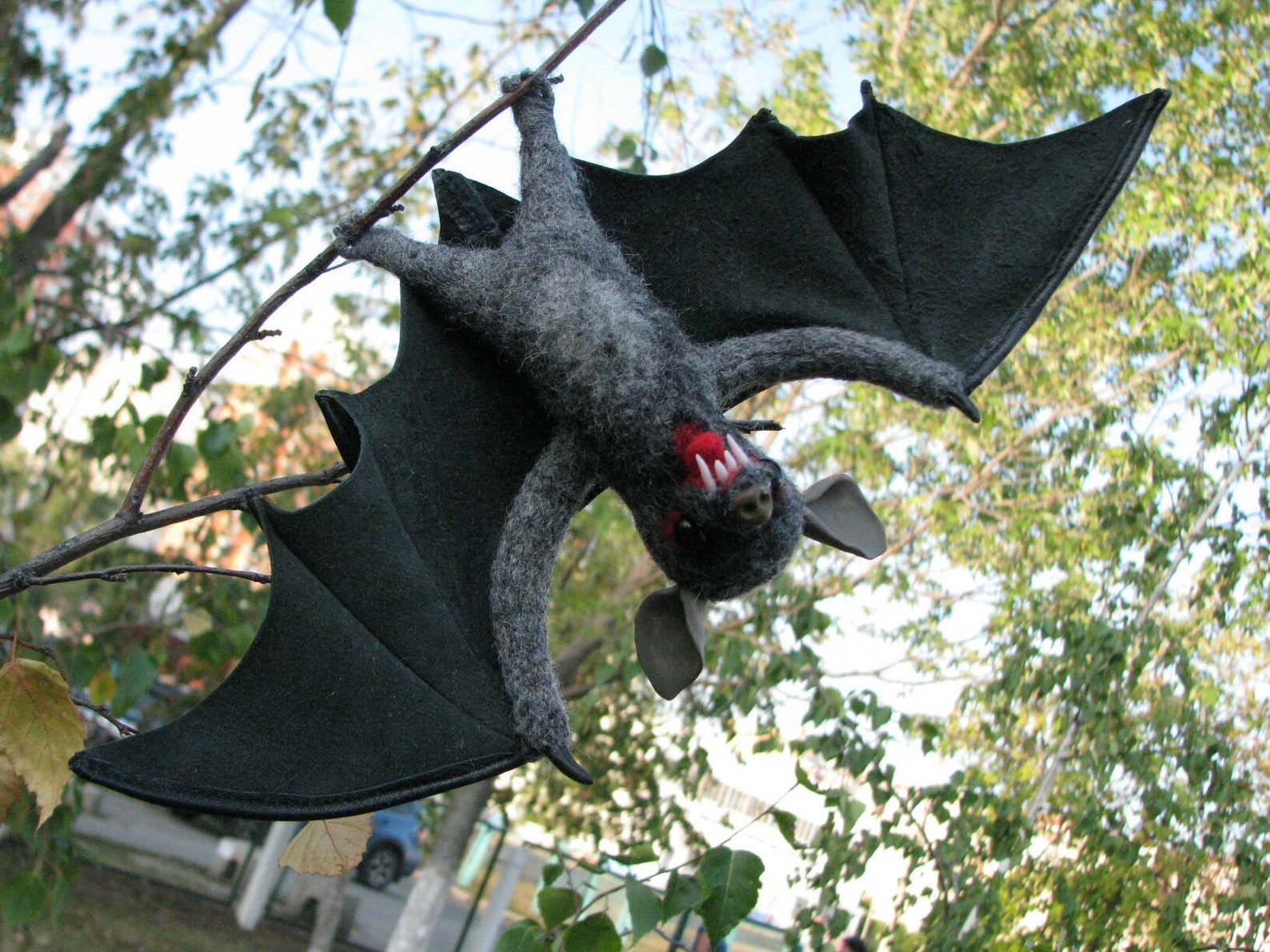 Needle Felted Bat Etsy