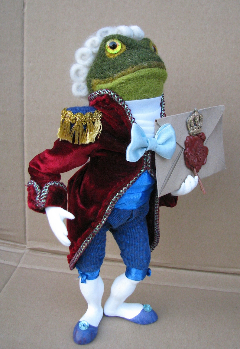 Frog Footman Fish Postman Alice in Wonderland Needle Felted Etsy