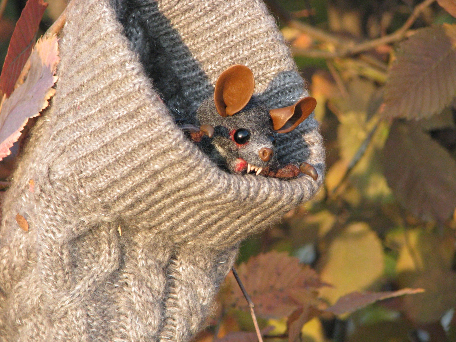 Needle Felted Bat Etsy