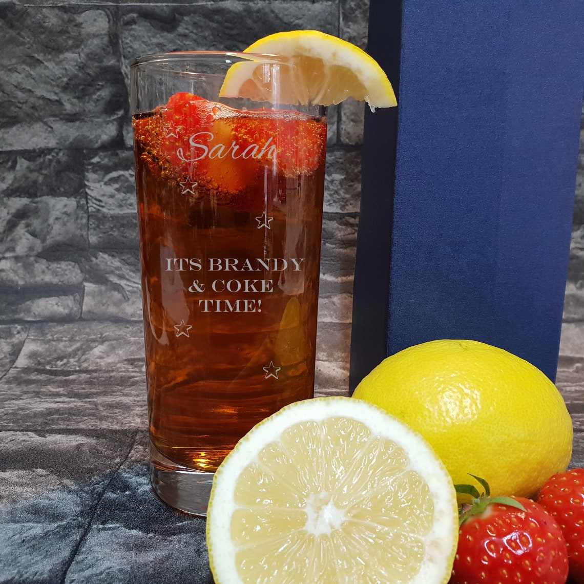 Personalised it's Brandy and Coke Time Brandy Etsy