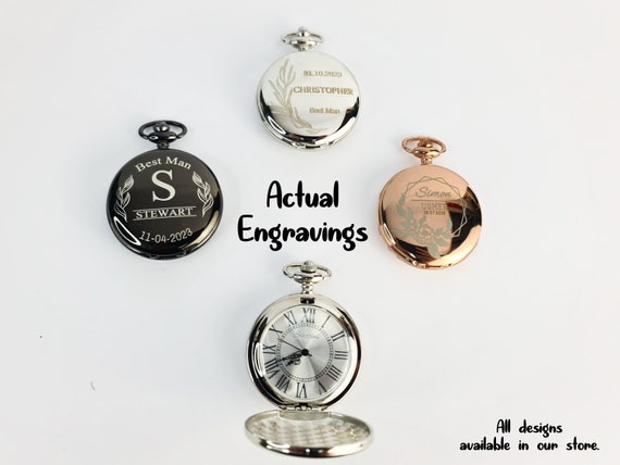 Personalised pocket watch with picture cheap