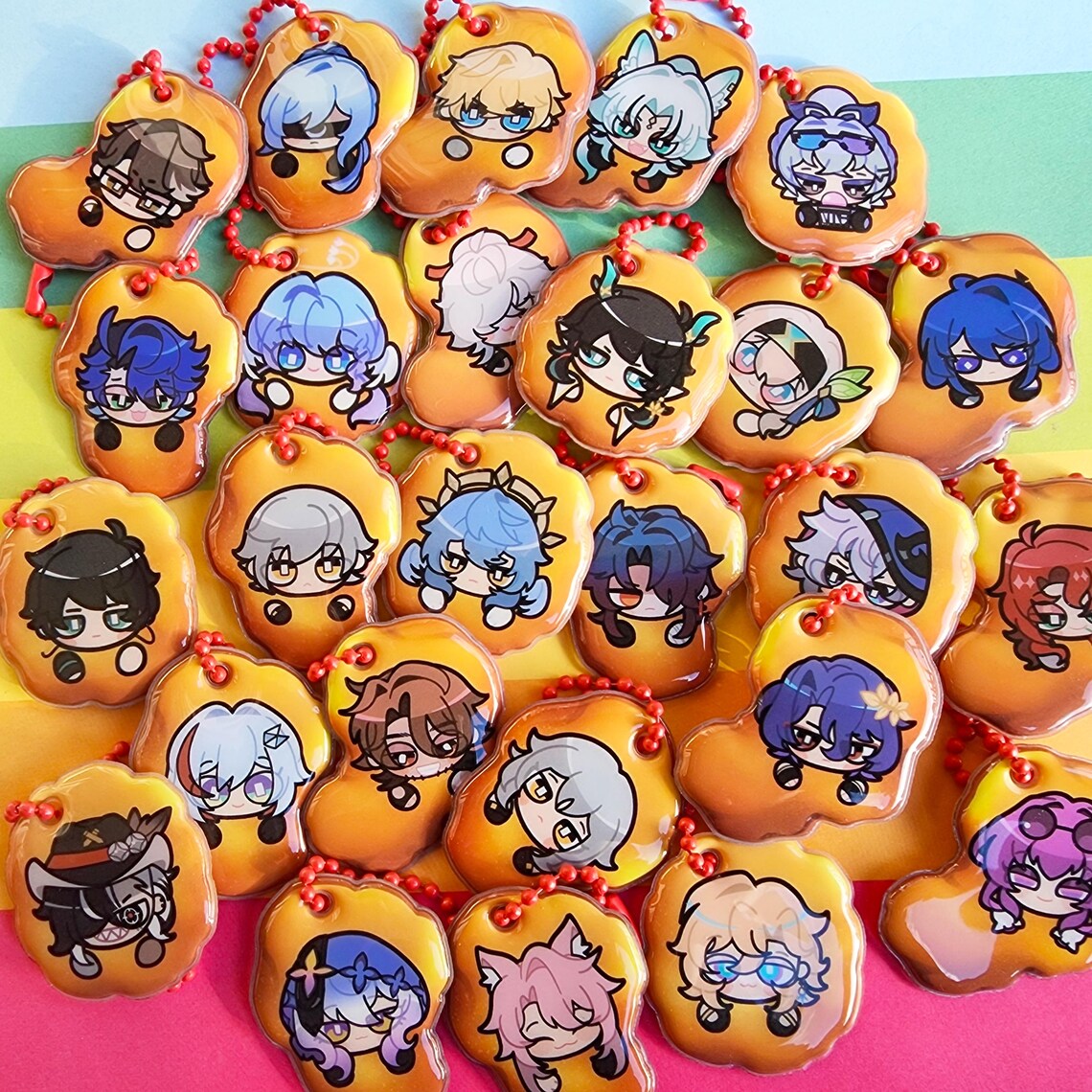 GACHA!! Honkai Star Rail: Squishy Mcnuggets Character Charms + Case ...