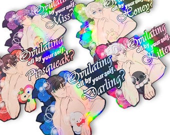 Love and Deepspace: 'Ovulating by Yourself?' Parody Stickers