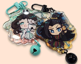 Heaven Official's Blessing: Wind Master + Earth Master Double-Sided Keychain