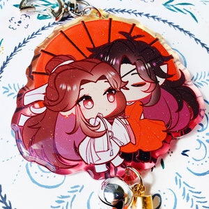 Heaven Official&#39;s Blessing: Double-Sided Glitter Epoxy Keychain