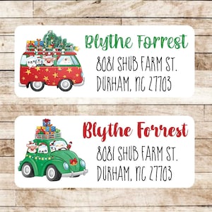 Christmas return address label, label sticker,custom Christmas return address label,mailing sticker,address label,Christmas stickers, labels