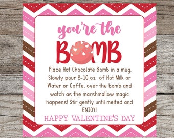 Valentines hot chocolate bomb stickers, chocolate bomb stickers, chocolate label bombs labels,choco bomb labels, choco bomb stickers,labelin