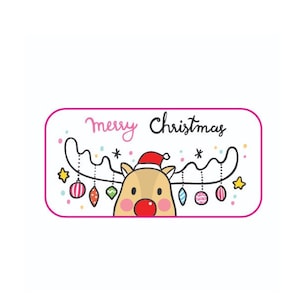 Cute Christmas Stickers, Christmas labels, Custom Christmas Stickers, Custom Christmas Labels, Holiday Stickers, Holiday, NOT CUSTOM,  2x1&quot;