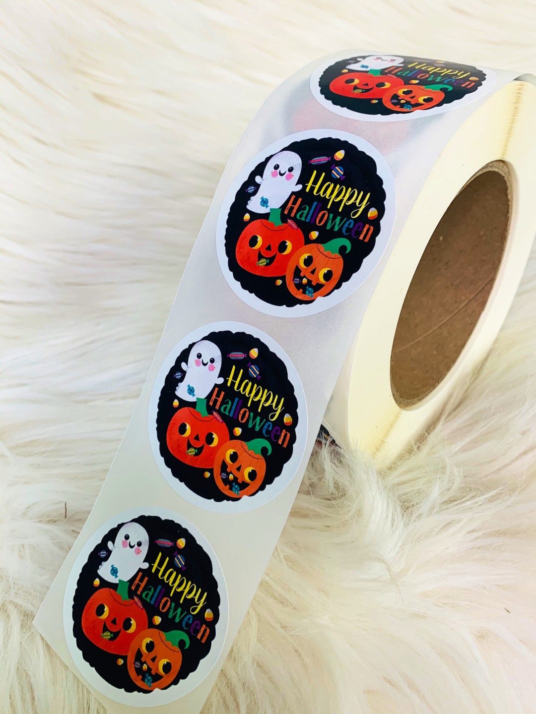 Happy Halloween Labels Halloween Labels Halloween Stickers - Etsy