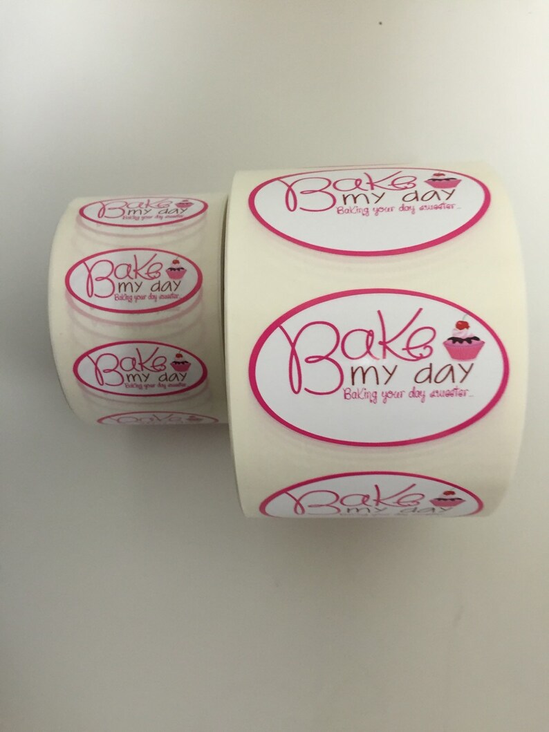 Custom Oval Stickers Different Sizes With Your Words or Text Etsy