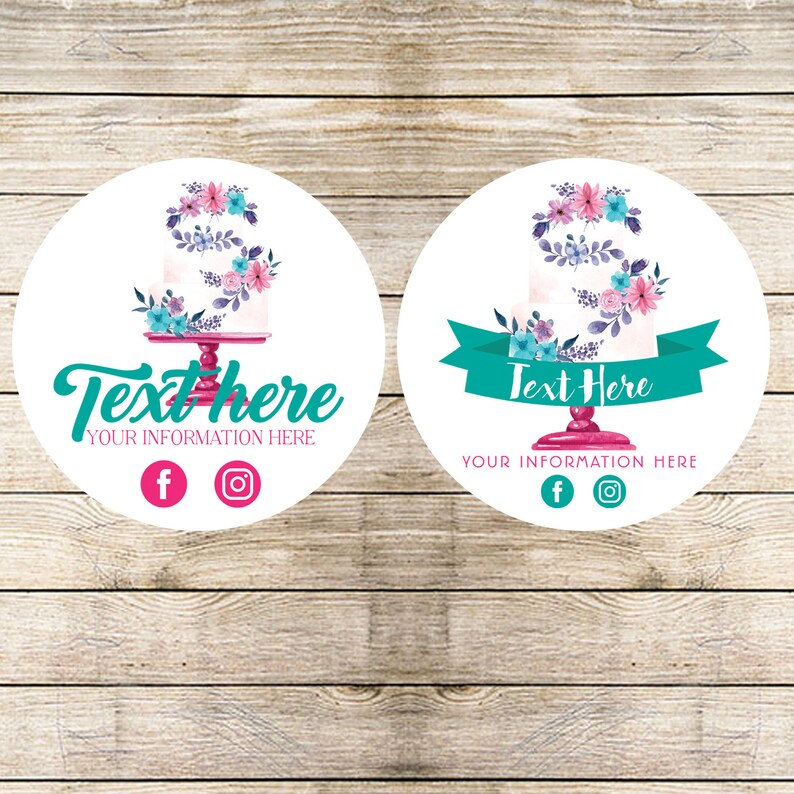 bakery labels custom labels custom stickers 50 300 labels