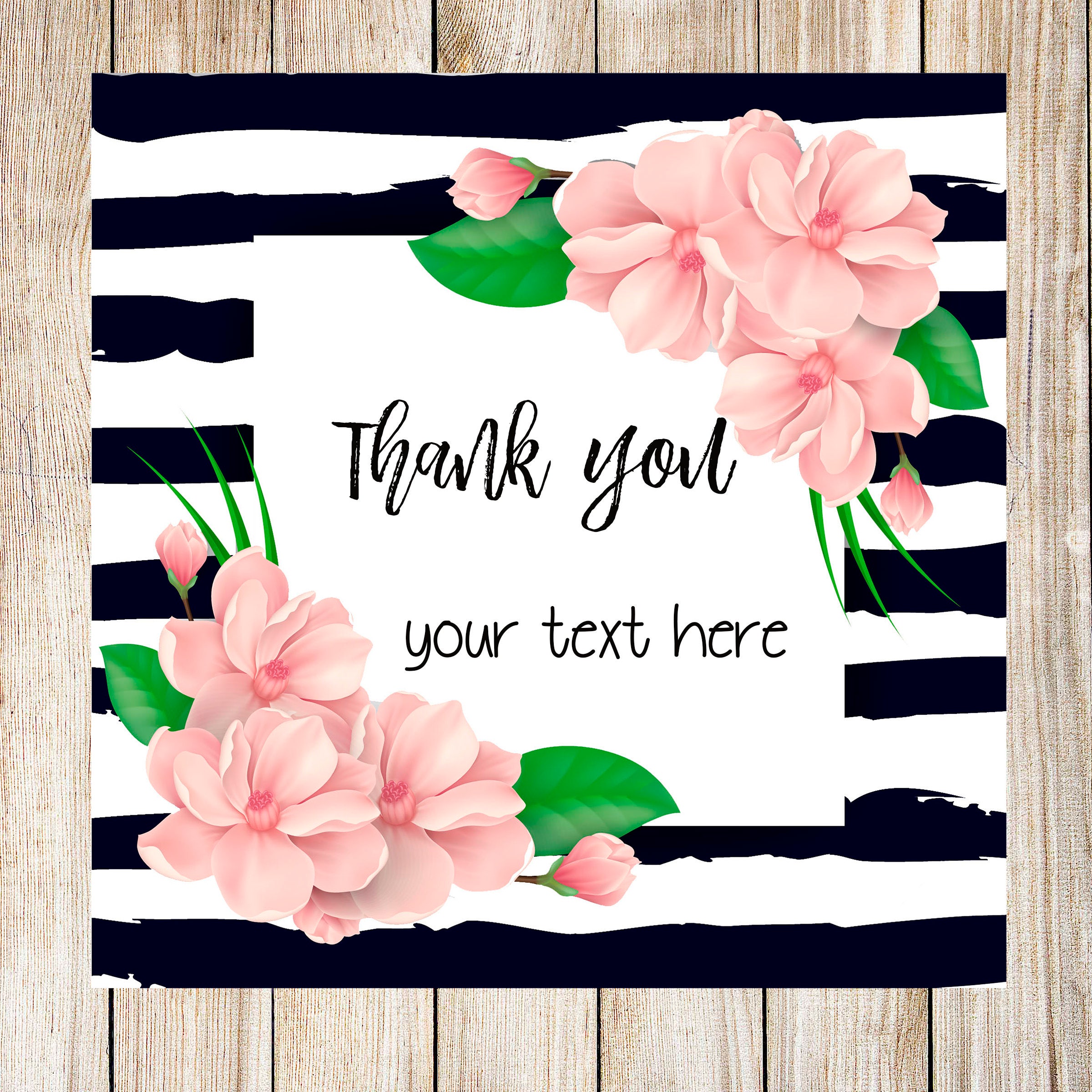 thank you stickers thank you labels cute floral stickers etsy