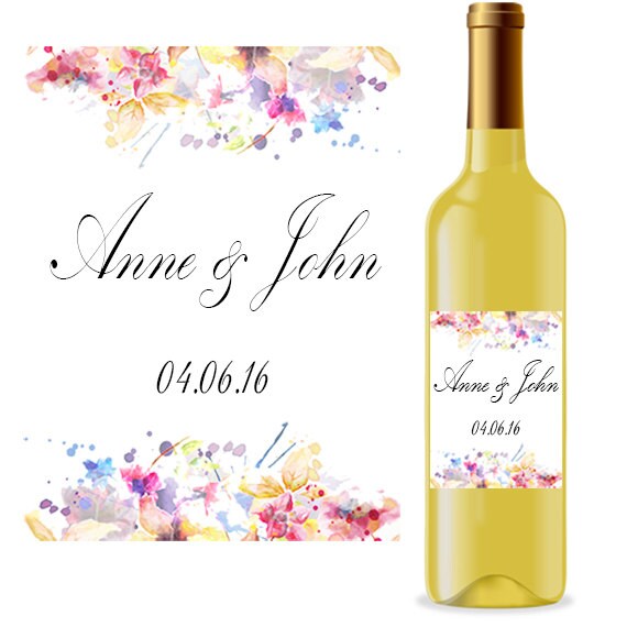 Items similar to Wedding wine label, wine label, wine sticker, wedding label, wedding sticker ...
