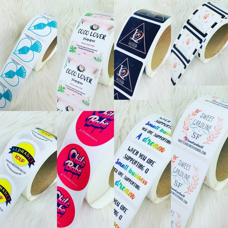 Custom Stickers Bulk Stickerscustom Stickers Square Etsy