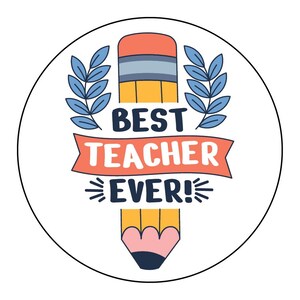 Teacher Appreciation Sticker - Thank You for All That You Do - Rainbow Gift Labels - Personalized Teacher Gift Labels