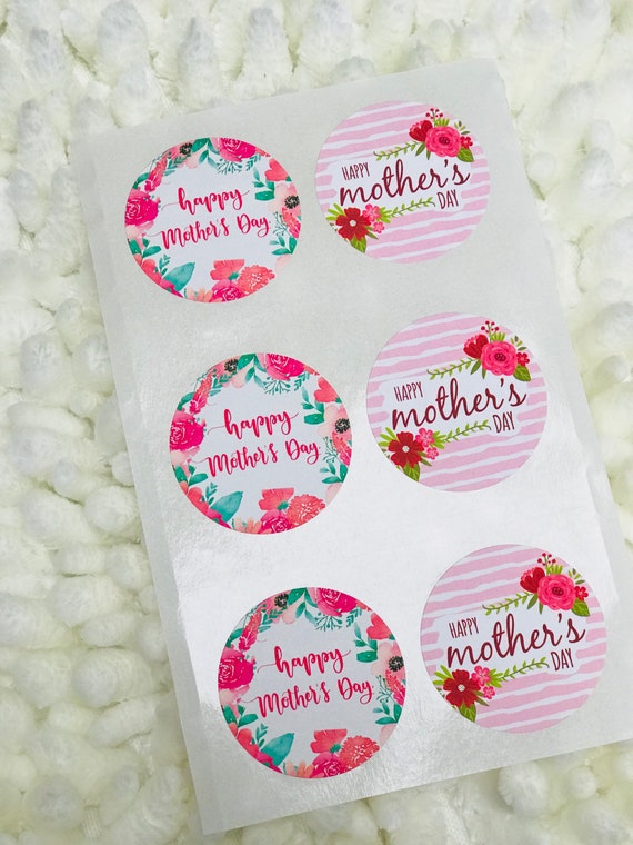 Happy Mothers' day labels, happy mother's day stickers, happy mother's day  label, mother's day stickers, mother's day labels , cute labels