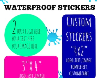 waterproof stickers,waterproof labels,custom waterproof stickers,stickers,custom labels,custom stickers,waterproof,logo sticker printing